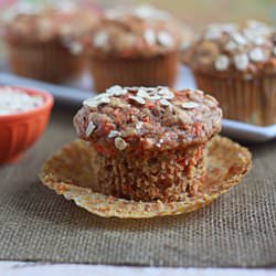 Hearty Spiced Carrot Muffins