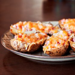 Ham & Cheese Potato Skins