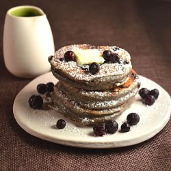 Blueberry Buckwheat Pancakes