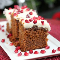 Orange Gingerbread Squares