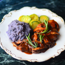Venison with Sauce Chevreuil