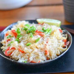 Vermicelli and Crab Meat Stir Fry