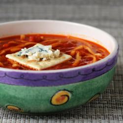 Tomato Noodle Soup