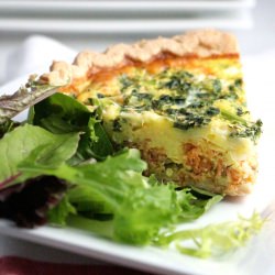 Weeknight Salmon & Kale Pie