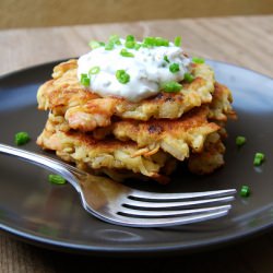 Smoked Salmon Latkes
