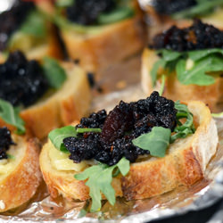 Bacon Jam & Brie Crostini