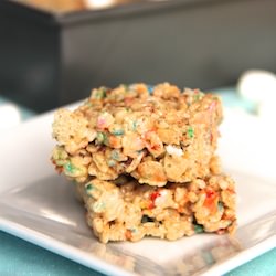 Funfetti Rice Krispie Treats