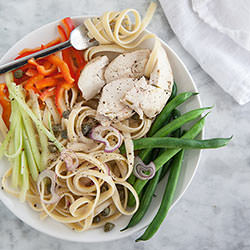 Chicken Nicoise Pasta Salad