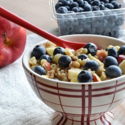 Apple Blueberry Breakfast Quinoa