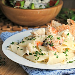 Creamy Lobster Pappardelle