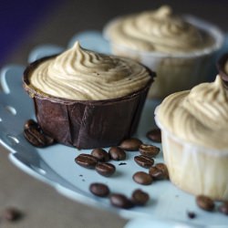Vanilla Cupcake with Coffee