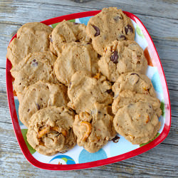 PB Pretzel Chocolate Chip Cookies