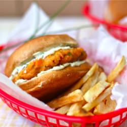 Chipotle Salmon Burgers
