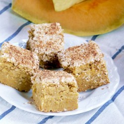 Baked Pumpkin Pudding Bars