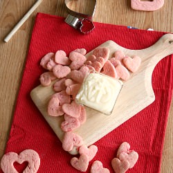 Cherry Cookies & Vanilla Dip