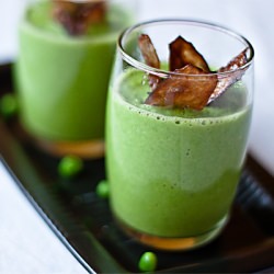 Pea Soup with Caramelized Shallots