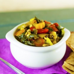 Curried Black Eyed Pea Soup