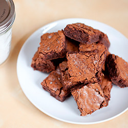Salted Fudge Brownies
