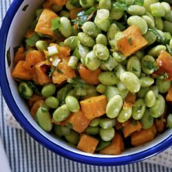 Yam & Edamame Salad