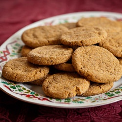 Vegan Soft Ginger Cookies