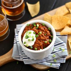 Cheesy Beef Taco Dip