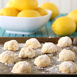Lemon Snowball Cookies