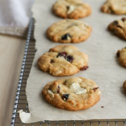 White Chocolate & Cranberry Cookies