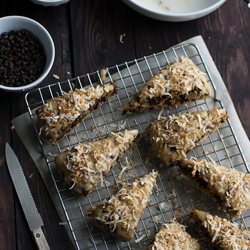 Chocolate Coconut Scones