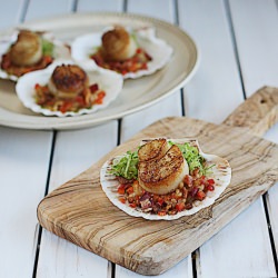 BLT Scallops