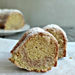 Zesty Lemon Bundt Cake w/Streusel