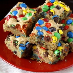 M&M Cookie Bars