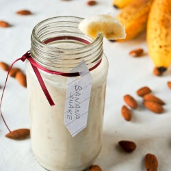 Almond Banana Milkshake