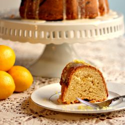 Lemon Bundt with Lemon Curd Filling