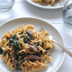 Mushroom and Kale Stroganoff