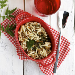 Pasta con Lenticchie e Cavolo Nero