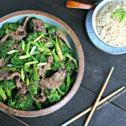 Beef + Broccoli w/ Black Bean Sauce