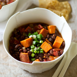 Sweet Potato and Black Bean Chili