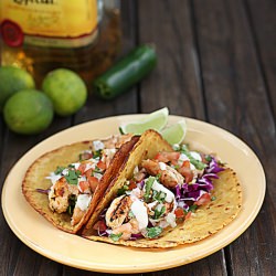 Grilled Tequila Lime Shrimp Tacos