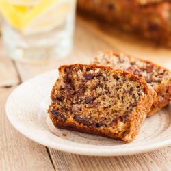 Banana Bread with Chocolate