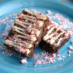 Peppermint Bark Brownies