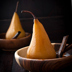 Panela Poached Pears