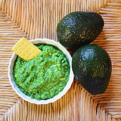 Raw Spinach and Avocado Dip