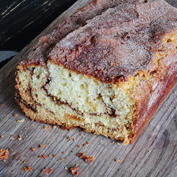 Cinnamon Raisin Swirl Quick Bread