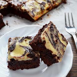 Cream Cheese Swirl Brownies