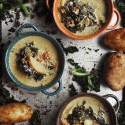 Sausage, Potato, and Kale Soup