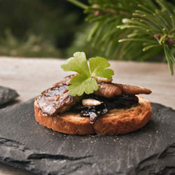 Porcini Crostini Appetizer