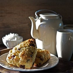 Chocolate Coconut Scones