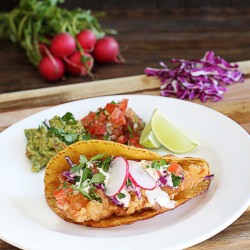 Authentic Fish Tacos w/Herb Mayo
