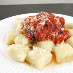 Potato Gnocchi and Red Sauce