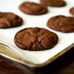 Double Chocolate Mint Cookies